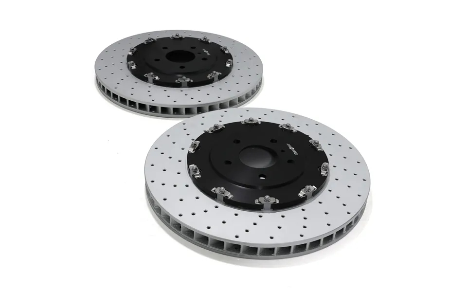 Nissan R35 Gtr 2012-2016 - Front Drilled Vented Floating 390mm Brake Disks