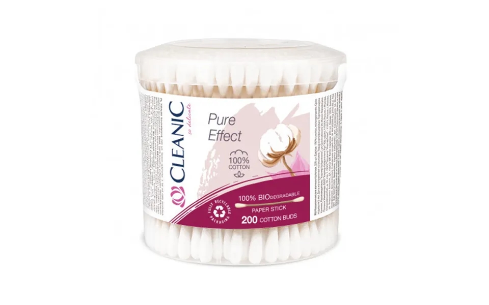 Cleanic Pure Effect Cotton Buds 200 Pcs.