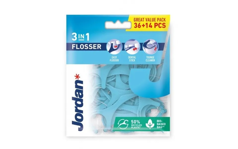 Jordan 3-in-1 Flosser 36pcs 14pcs