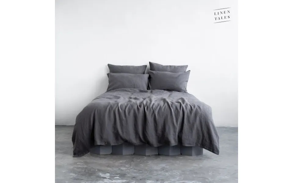 Linen Tales Ash Linen Duvet Cover Set 200x200 50x70*2