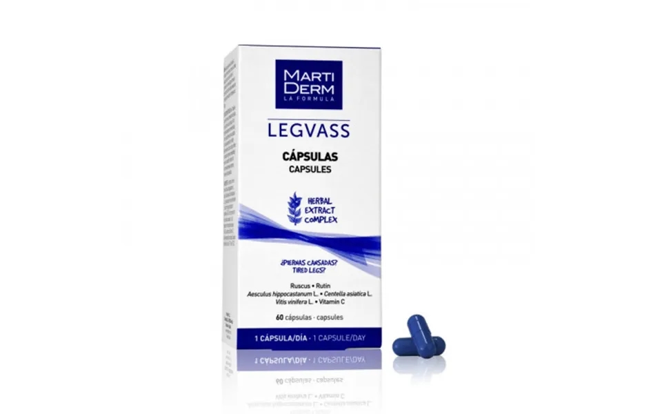 Martiderm Legvass Capsules Food Supplement 60 Caps.