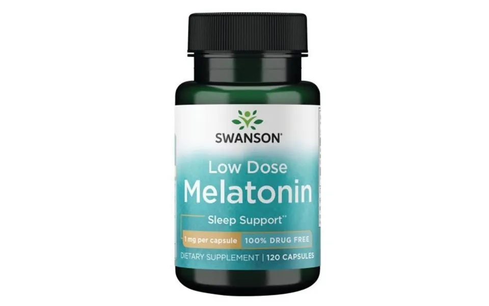 Swanson Low Dose Melatonin 1 Mg Food Supplement 120 Capsules