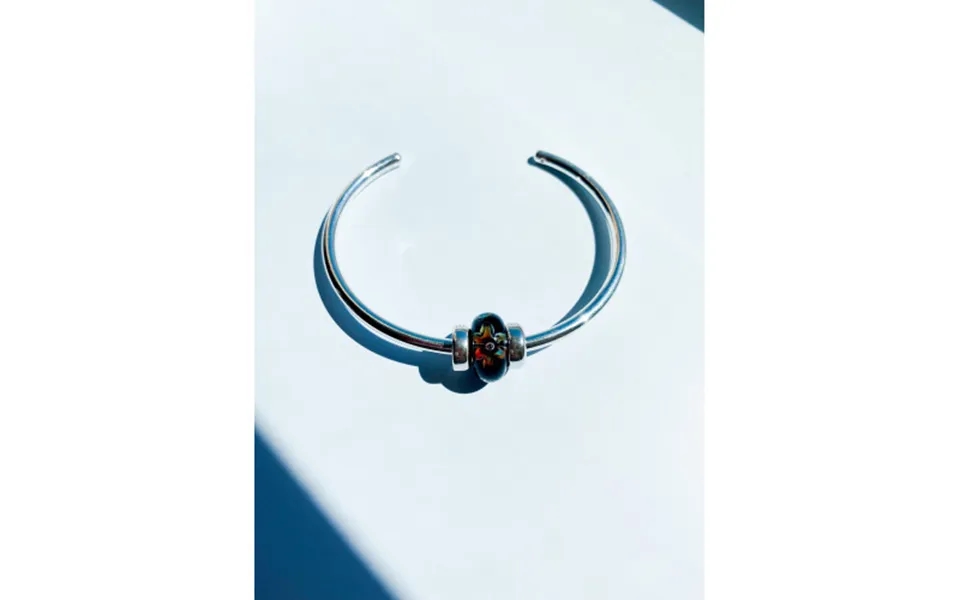 Trollbeads Flowers Of Poise Bead Silver Bangle Set Xxs