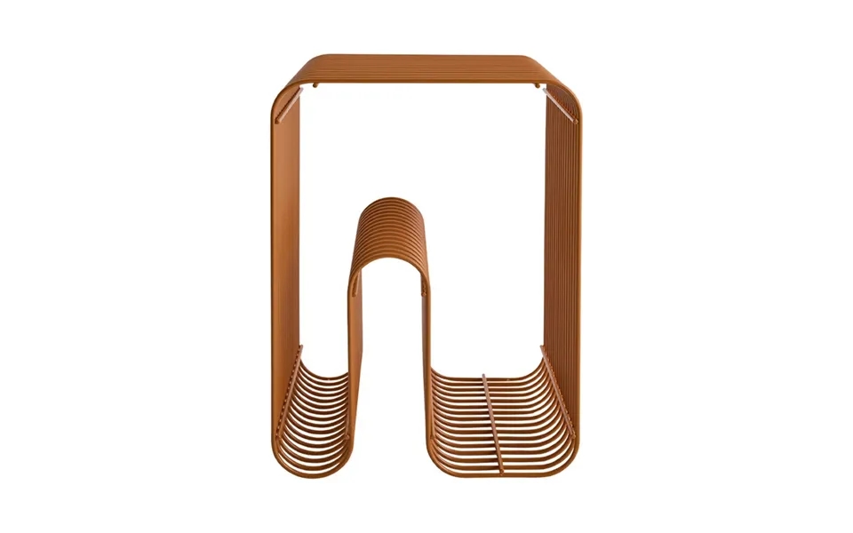 Aytm - Curva Stool, Amber, Steel, 32 Cm Long