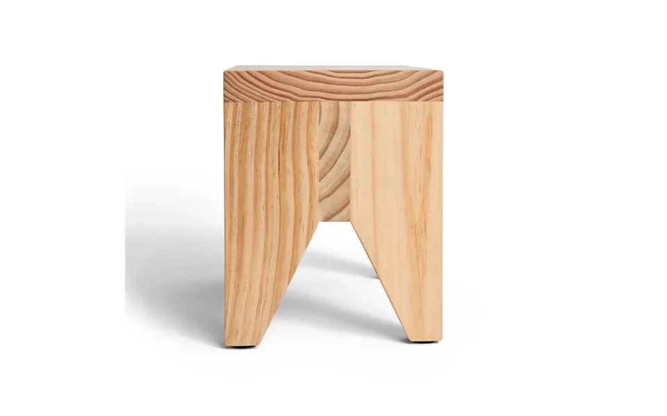 Hay - Manolito Stool, Natural Pine Wood, 30 X 20 X 25 Cm