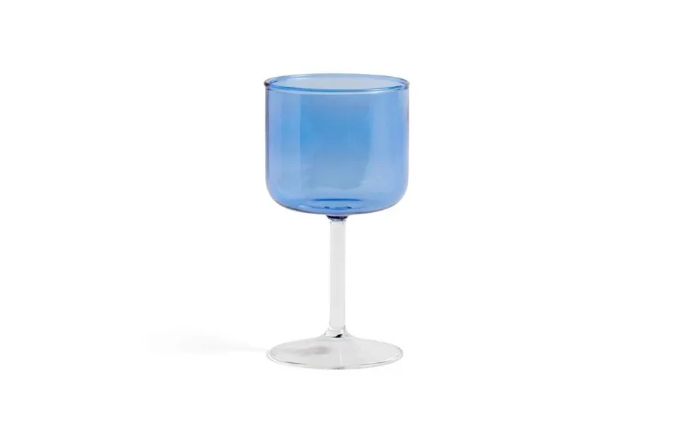 Hay - Tint Wine Glass Set Of 2 Blue Clear