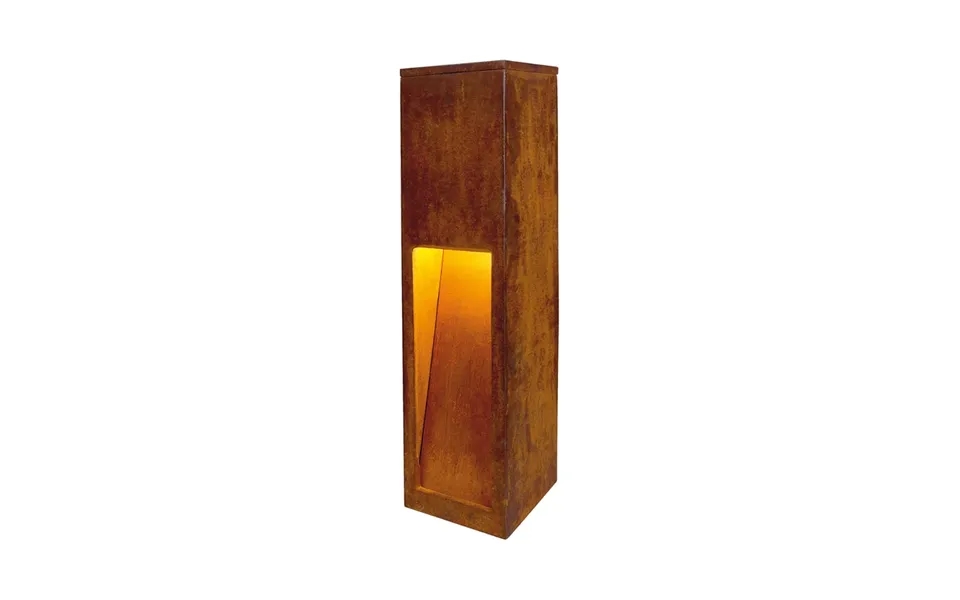 Slv - Rusty Slot 50 Pillar Light, Rust Brown