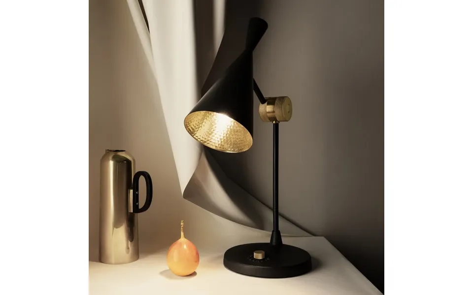 Tom Dixon - Beat Table Lamp Matt Black Brass
