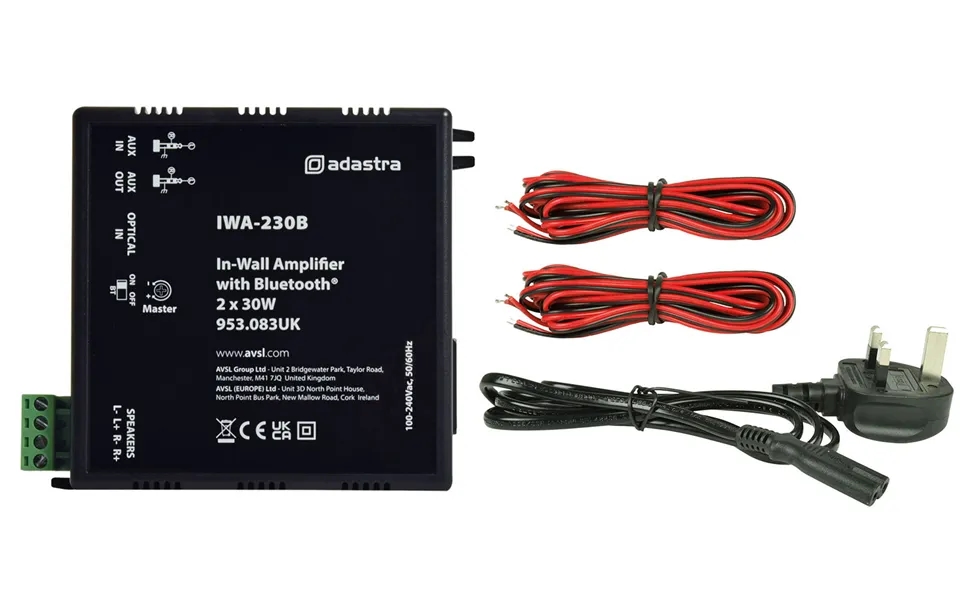 Adastra 953.083uk Audio Amplifier Black