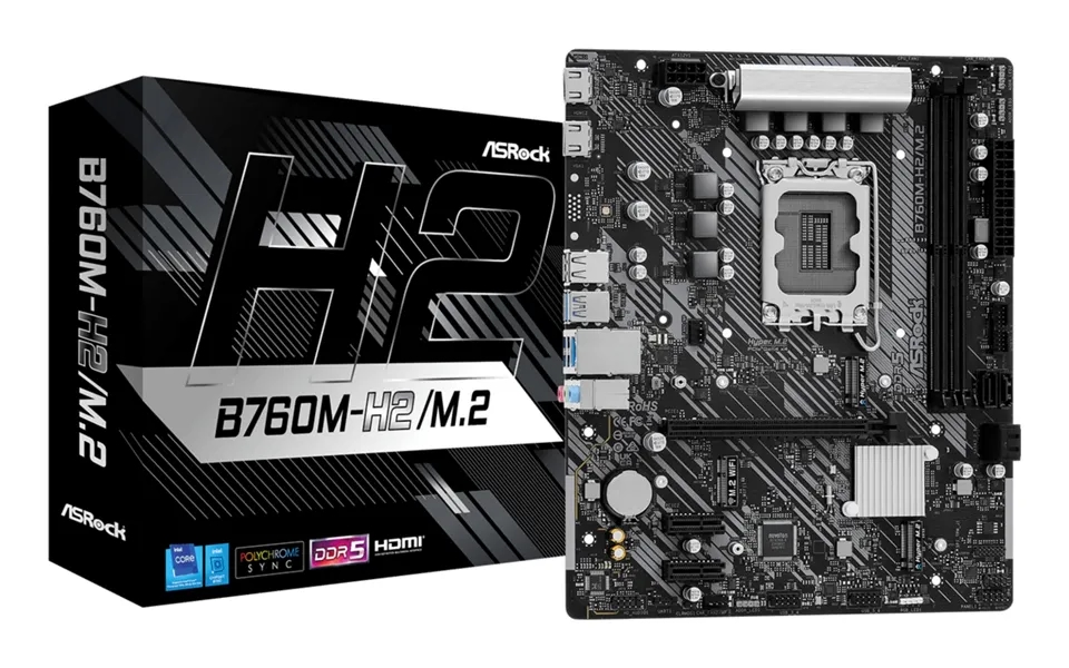 Asrock B760m-h2 M.2 Intel B760 Lga 1700 Micro Atx