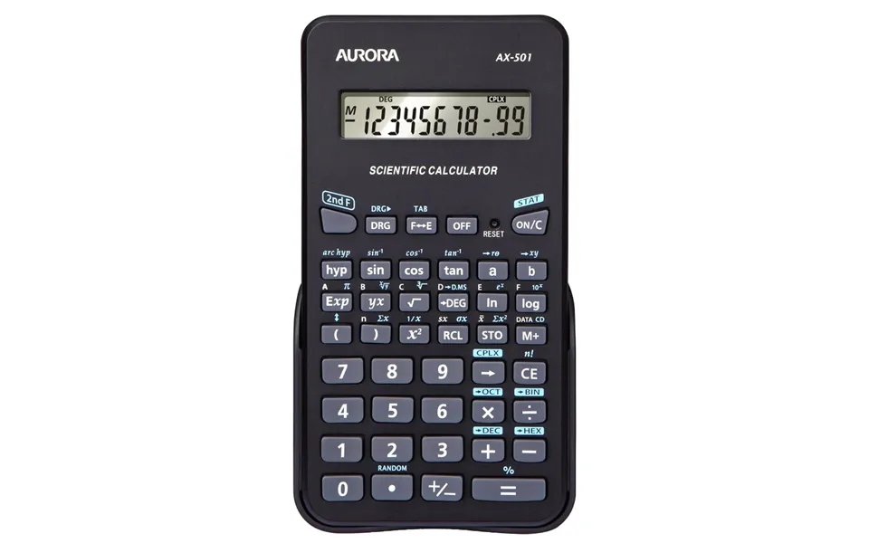 Aurora Ax-501 Calculator Pocket Scientific Black