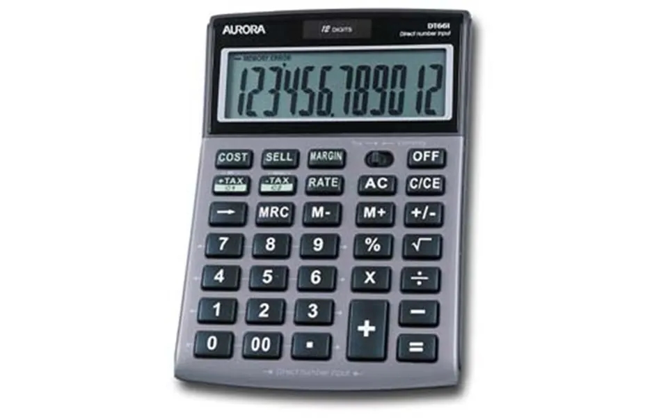 Aurora Dt661 Calculator Desktop Silver
