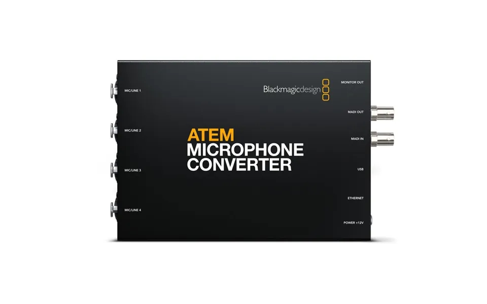 Blackmagic Design Atem Microphone Converter Black
