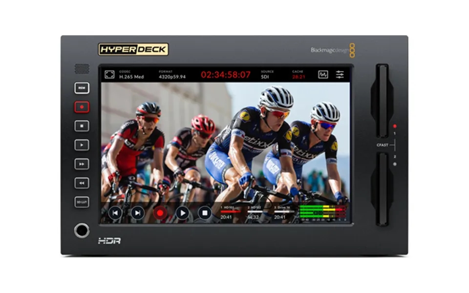 Blackmagic Design Hyperd Rstex8khdr Digital Video Recorder Dvr Black