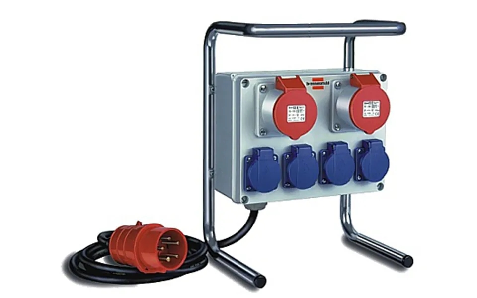 Brennenstuhl 1153750 Power Extension 2 M 6 Ac Outlet S Black