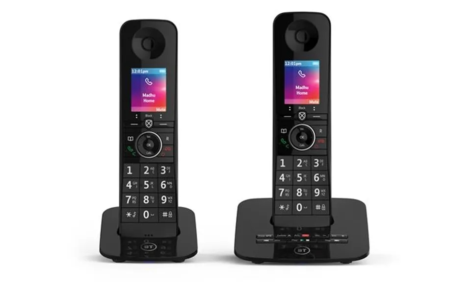 British Telecom D93tws00 Dect Telephone Caller Id Black