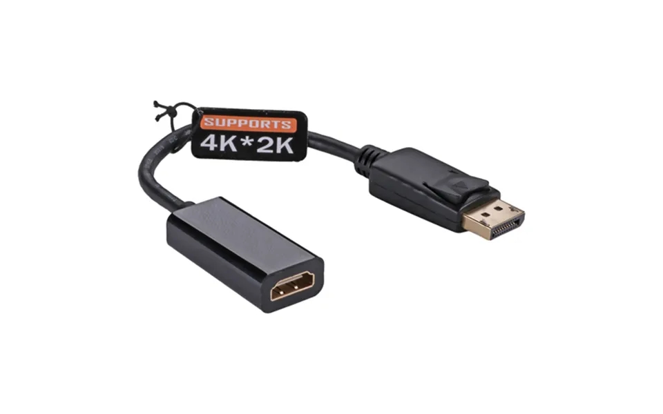 Cablenet 15cm Active Displayport Male 1.2 - Hdmi 1.4b 4kx2k 30hz Blk