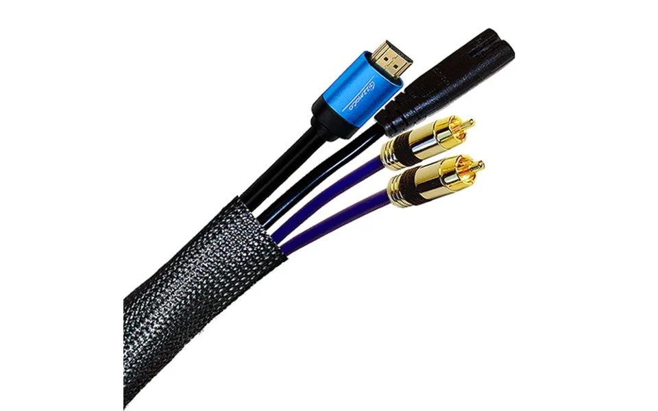 Cablenet 25m Braided Sleeving 14mm-25mm 36mm Max Lsoh Black