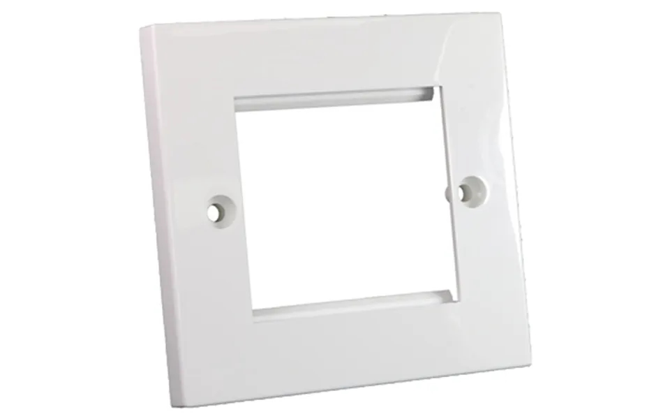 Cablenet Flat Faceplate 50mm X 50mm Single Gang