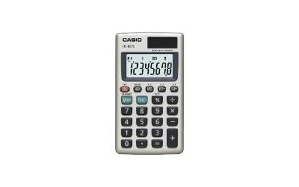 Casio Hs-85te Calculator Pocket Basic Silver