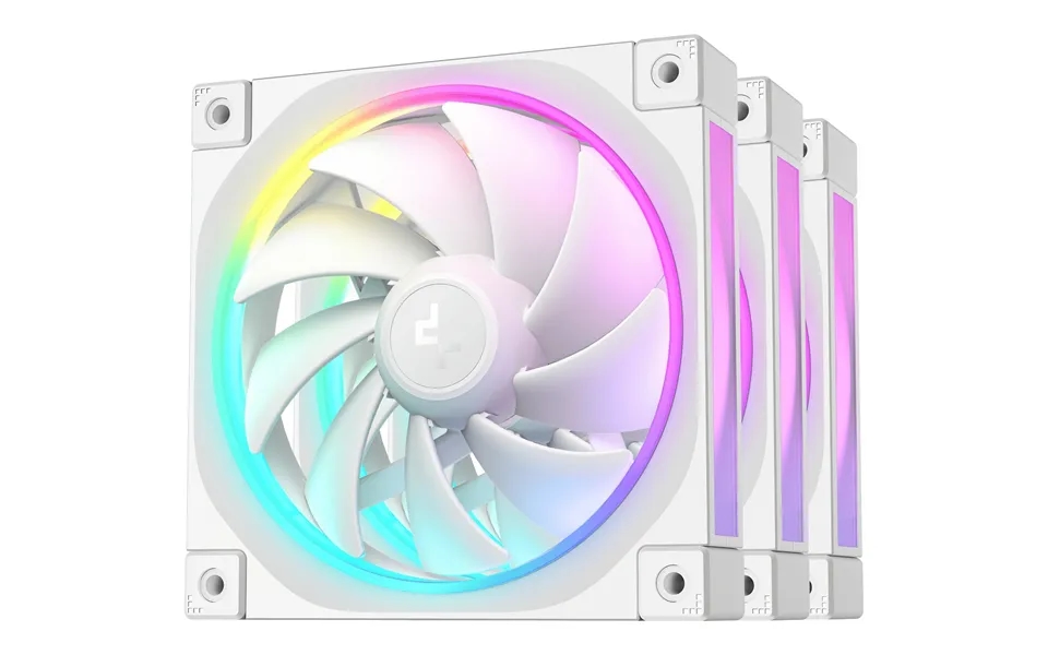 Deepcool Fl12 Wh-3 In 1 Computer Case Fan 12 Cm White 3 Pc S