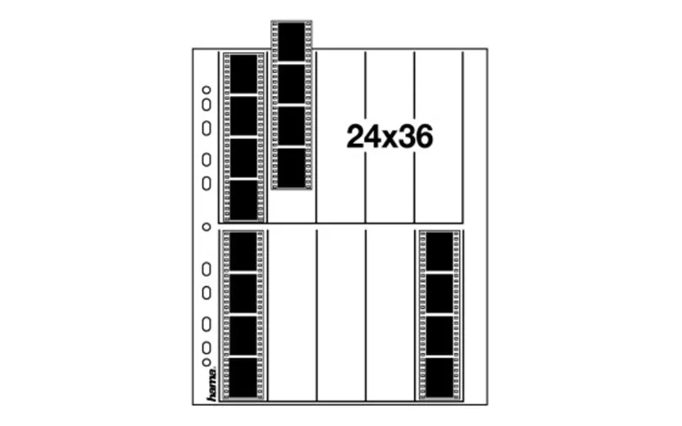 Hama Negative Sleeves. 24 X 36 Mm. Glassine Matt Photo Album 10 Sheets