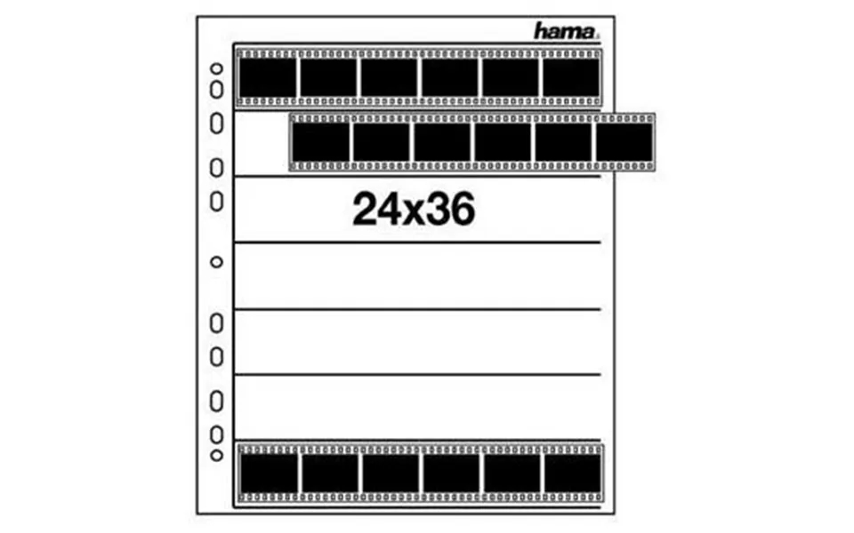 Hama Negative Sleeves. 24 X 36 Mm. Glassine Matt Photo Album 7 Sheets