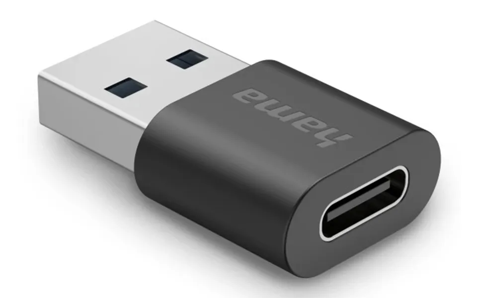 Hama Usb Adapter. Usb-a Plug - Usb-c Socket. Usb 3.2 Gen2. 10 Gbit S