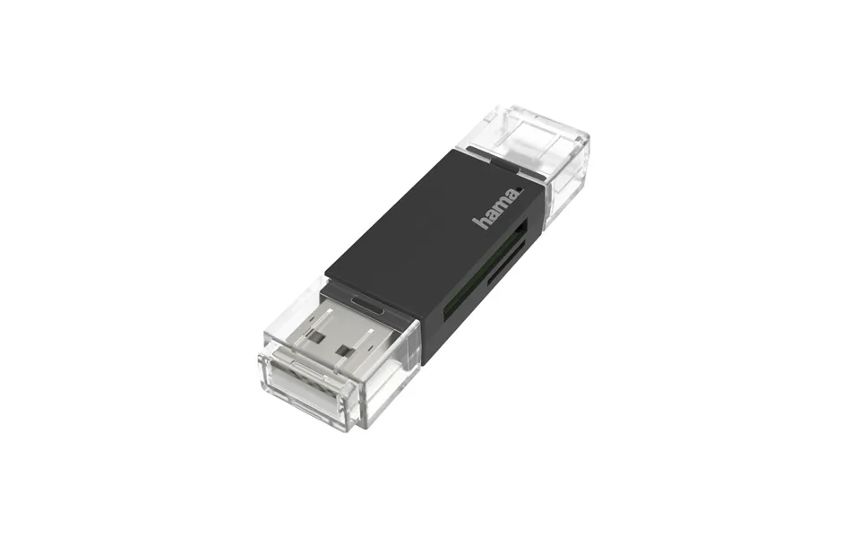 Hama Usb Card Reader. Otg. Usb-a Micro-usb. Usb 2.0. Sd Microsd