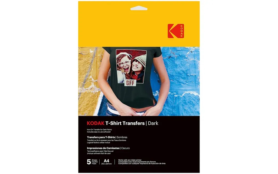 Kodak T-shirt Transfers - Dark 5 Pack