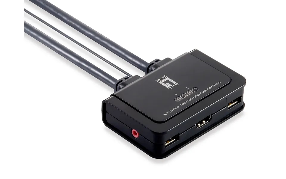 Levelone 2-port Usb Hdmi Cable Kvm Switch
