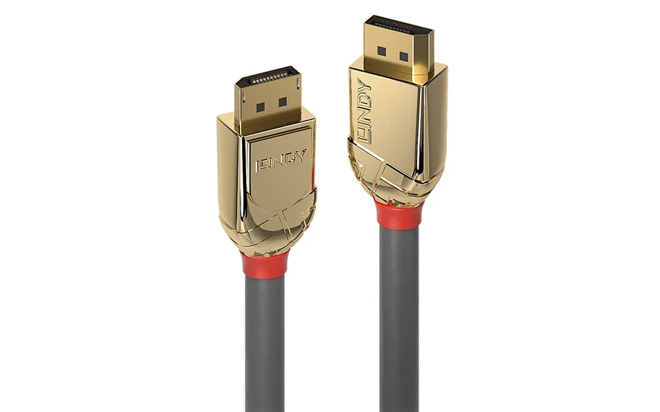 Lindy 20m Displayport 1.2 Cable. Gold Line