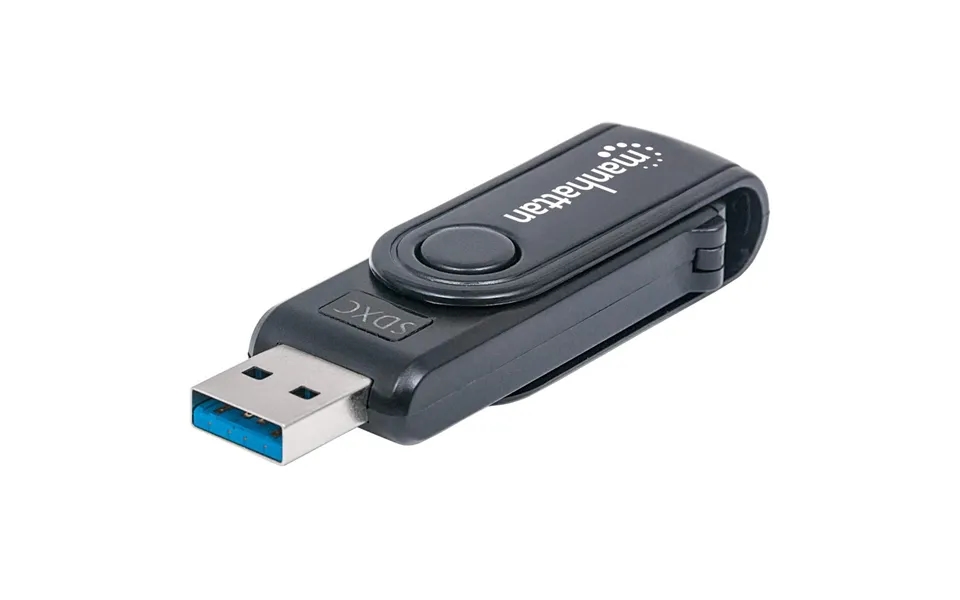Manhattan Usb-a Mini Multi-card Reader Writer. 5 Gbps Usb 3.2 Gen1 Ak