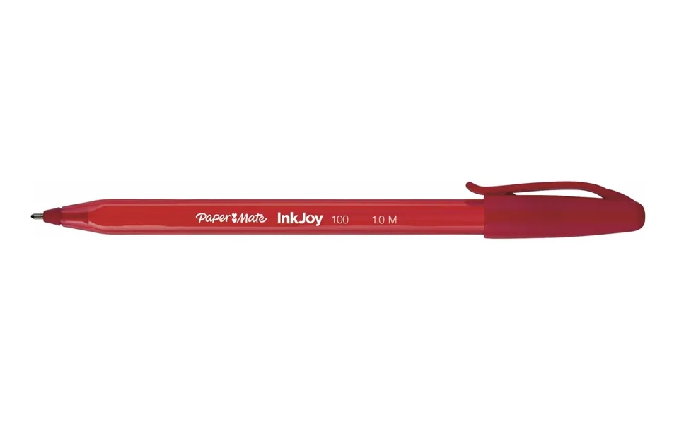 Papermate Inkjoy 100 Red Stick Ballpoint Pen Medium 50 Pc S