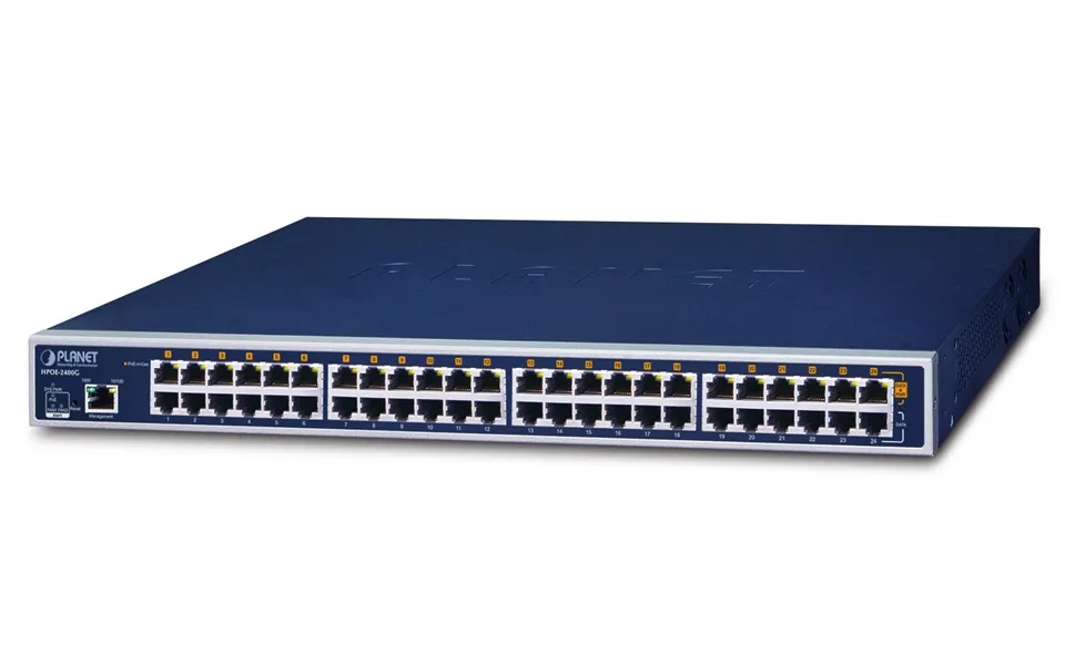 Planet Hpoe2400g Network Switch Managed Gigabit Ethernet 10 100 1000