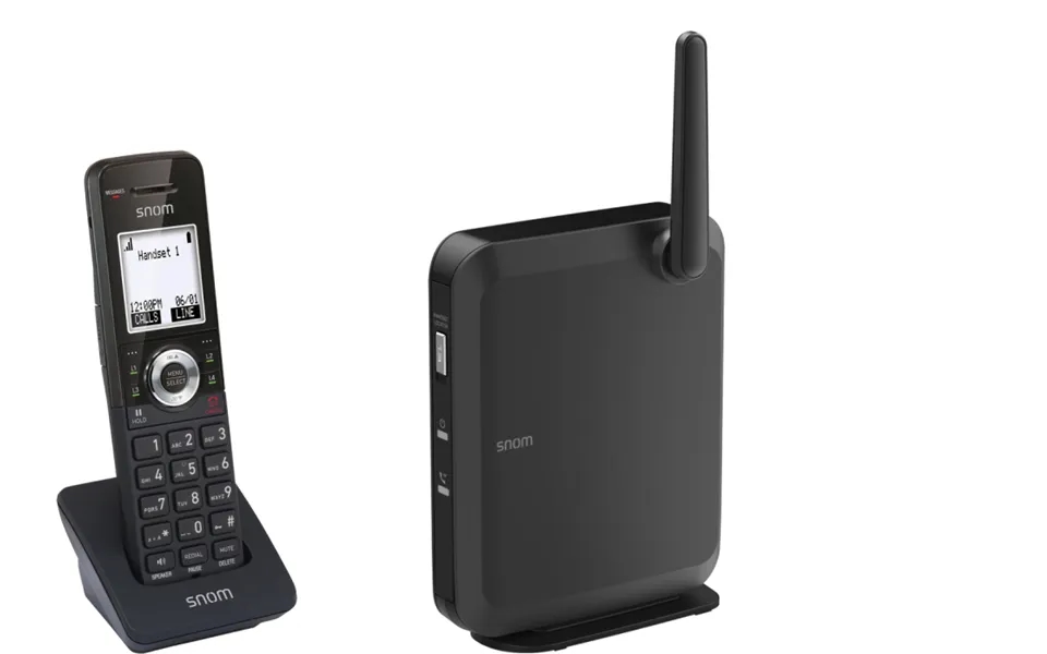 Snom 110 Sc Dect Bundle Dect Telephone Caller Id Black