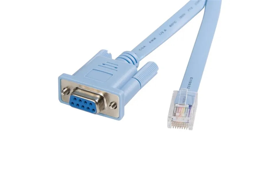 Startech.com 6 Ft Rj45 To Db9 Cisco Console Management Router Cable -