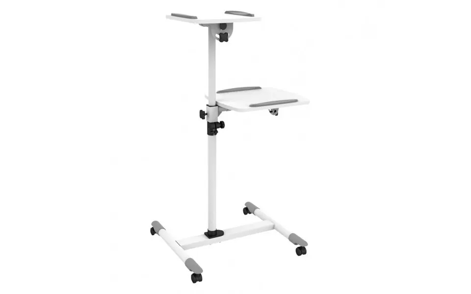 Techly Ica-tb-tpm-6 Multimedia Cart Stand White Multimedia Trolley