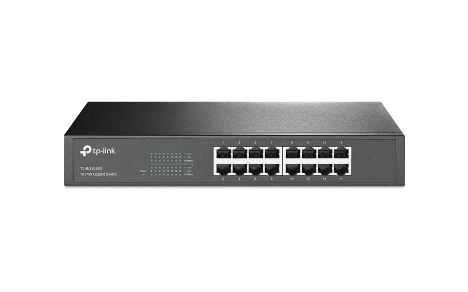 Tp-link Tl-sg1016d Network Switch Unmanaged L2 Gigabit Ethernet 10 10