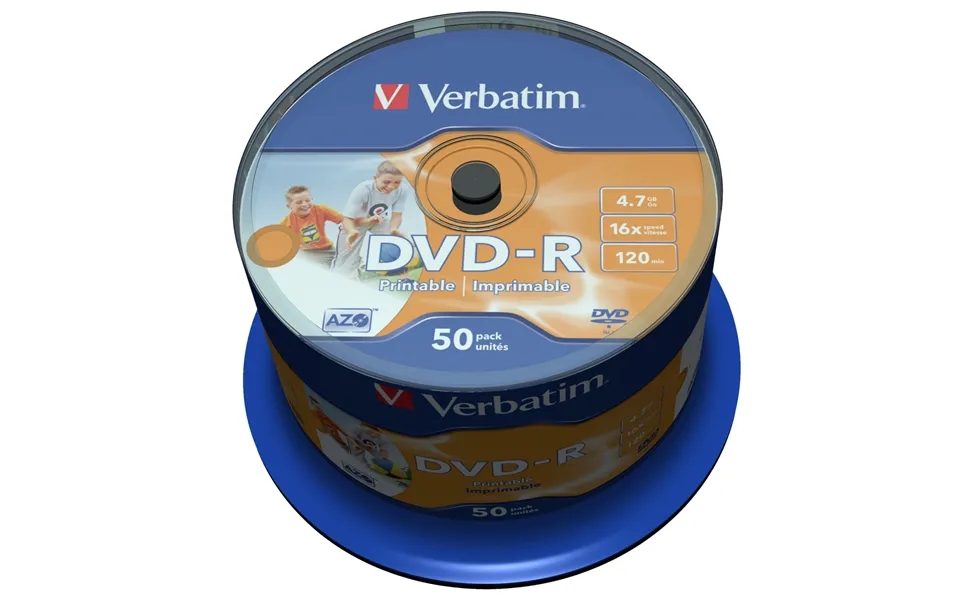 Verbatim 43533 Blank Dvd 4.7 Gb Dvd-r 50 Pc S