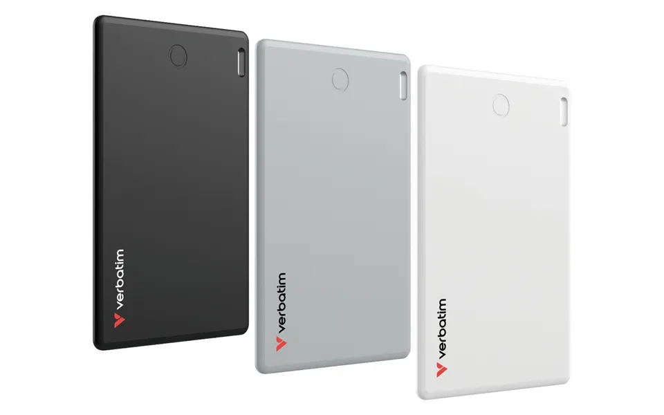 Verbatim My Finder Card Bluetooth Item Finder 3 Pack Black Silver