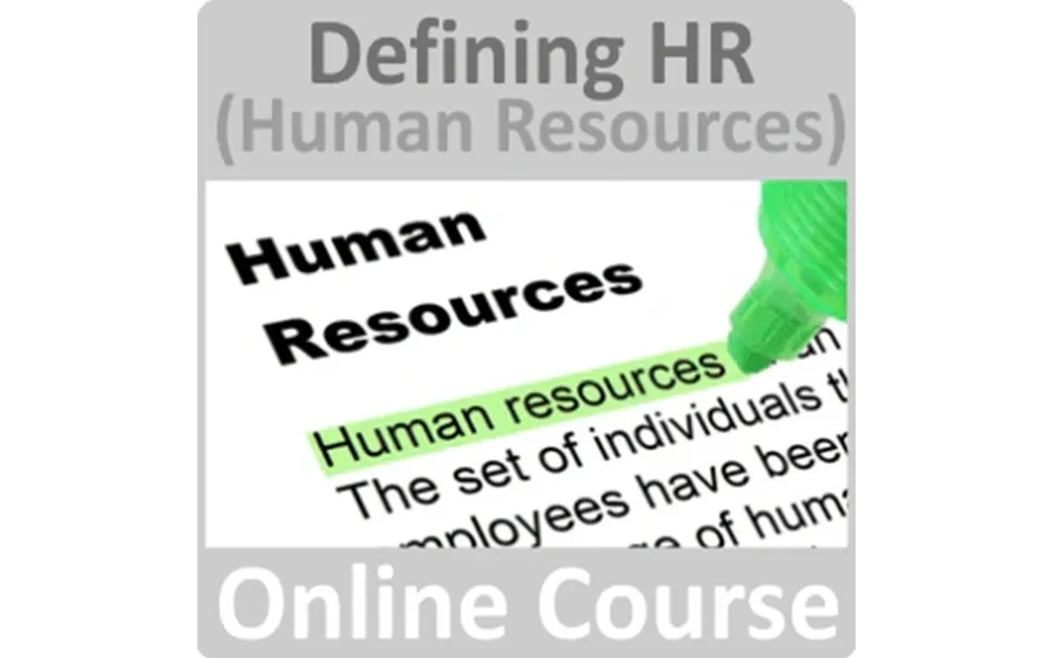 Defining Hr Human Resources Online Training Course