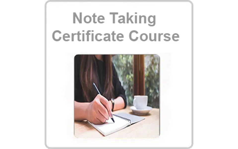 Note Taking Certificate Course
