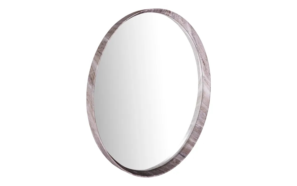 Dar Wisebuys Seyah Mirror In Brown Stone Veneer 74cm