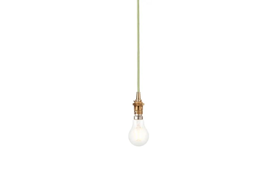 Endon 111513 Eltham Ceiling Suspension Cable Set In Aged Brass And Green Flex