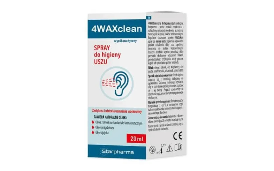 4waxclean Ear Hygiene Spray - 20ml