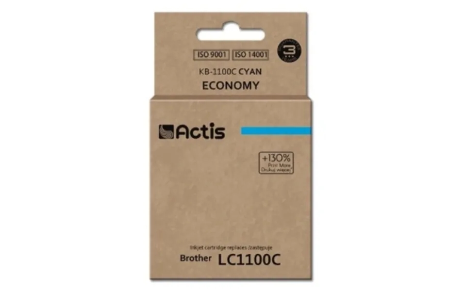 Actis - Ink For Brother Kb-1100c Replacement Lc1100c Cyan Blue