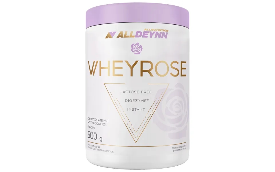Allnutrition Alldeynn Wheyrose - Chocolate Hazelnut Flavor With Sugar-free Cookie Pieces