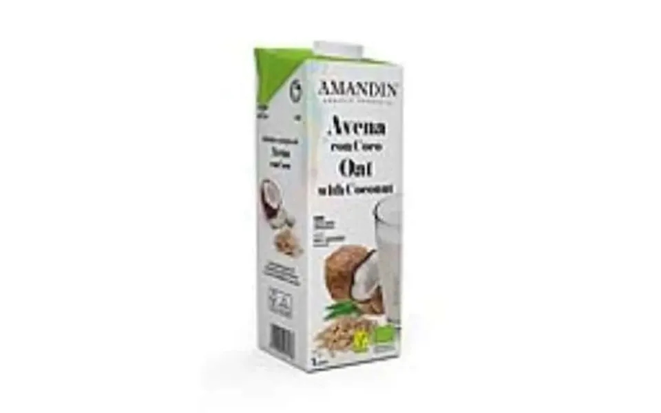Amandin Oatmeal Vegetable Drink With Coconut 1lt 6ur Bio
