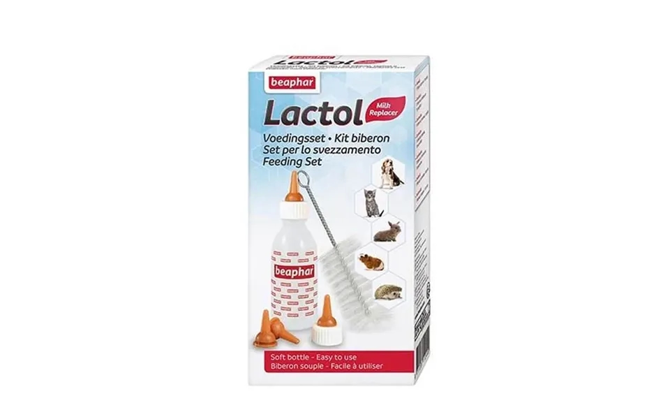 Beaphar Bottle - Nipple And Brush For Newborn Animals